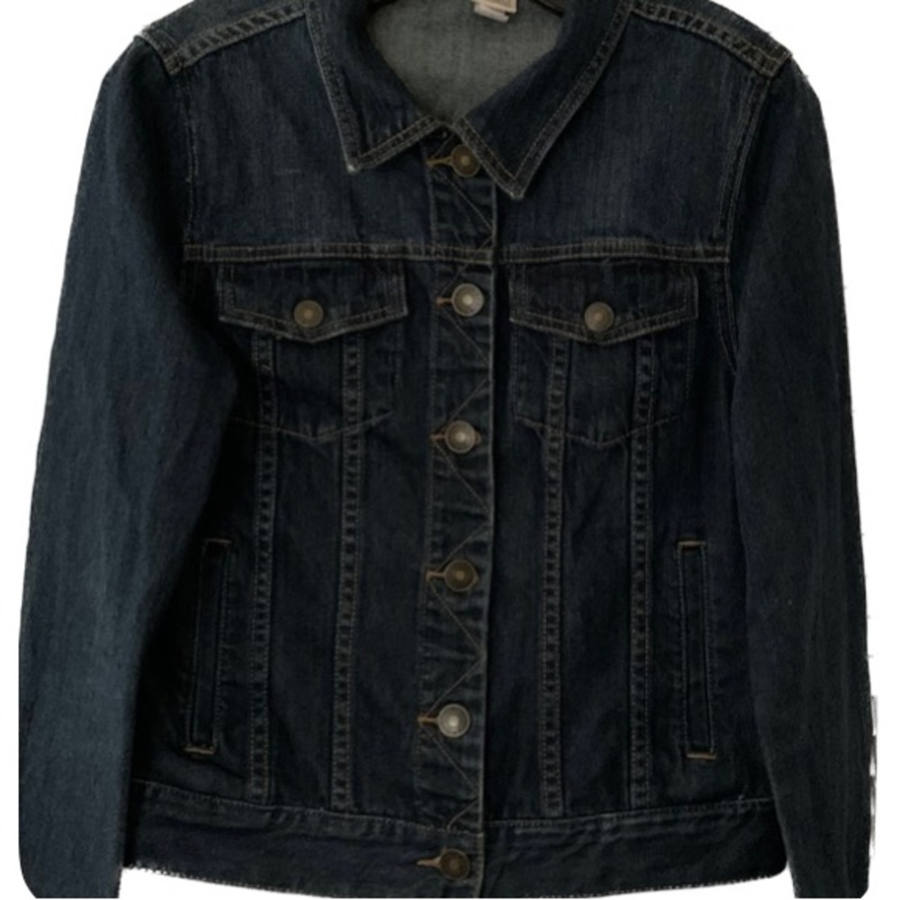 Dark denim jean jacket! Size Med